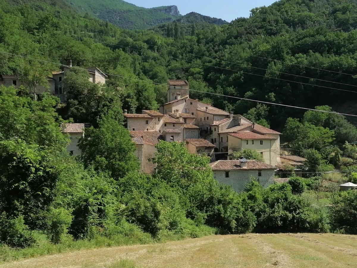 La Raccolta Apartment Scheggino Luaran gambar